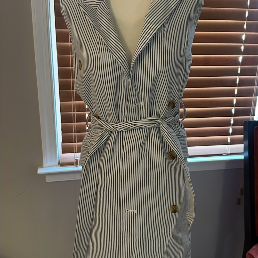 Striped Sleeveless Dress